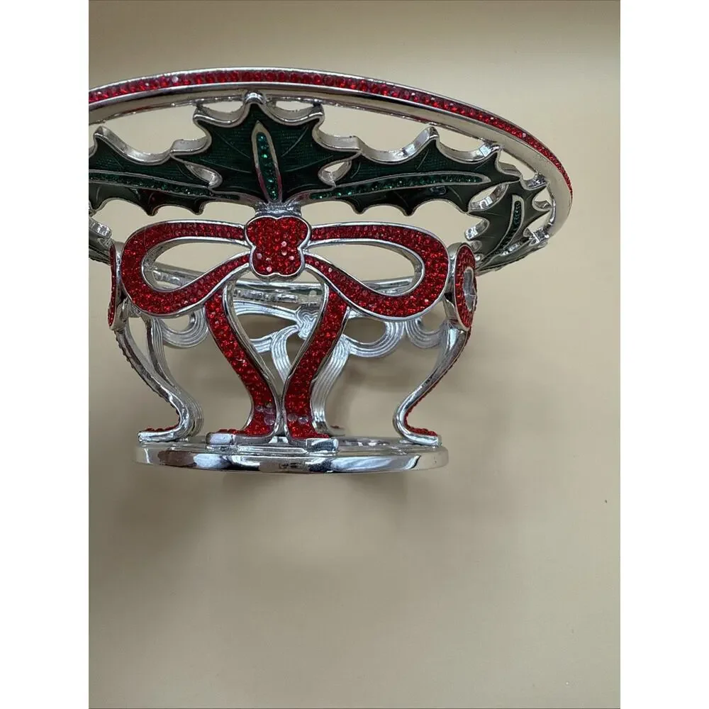 Swarovski Crystal Bowl Stand HolidayDecorative Christmas No Bowl 1299925